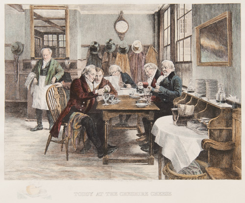 TODDY AT THE CHEDDAR CHEESE by W Dendy Sadler